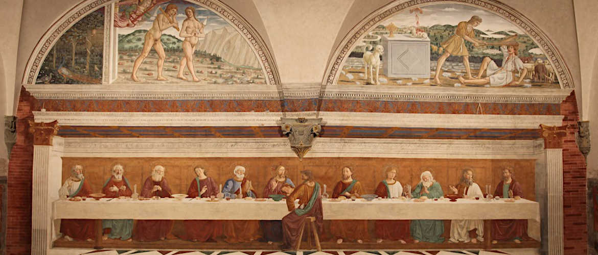 Abbey of Passignano: The Last Supper - Domenico Ghirlandaio